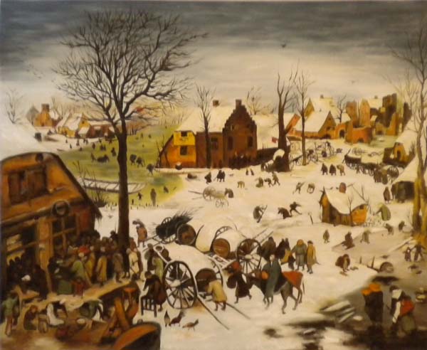 store falso d'autore Volksz�hlung di Pieter Bruegel il vecchio